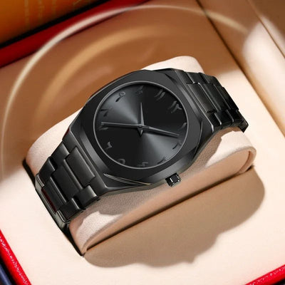 Black Arabic Dial Men's Watch – 40mm