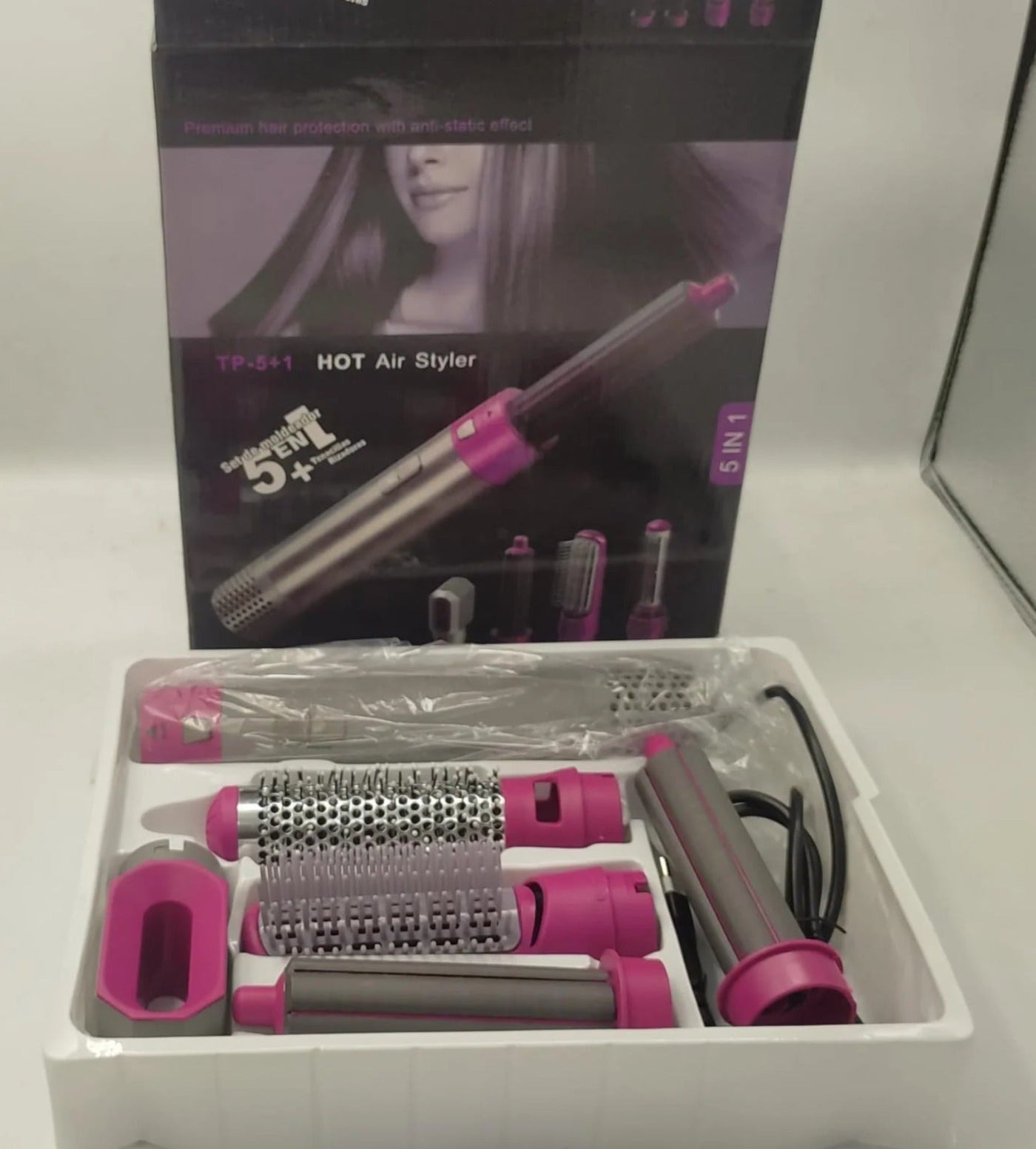 Hot Hair Brush 5 in 1 – فرشاة الشعر الساخنة 5 في 1