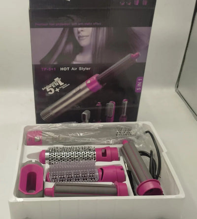 Hot Hair Brush 5 in 1 – فرشاة الشعر الساخنة 5 في 1